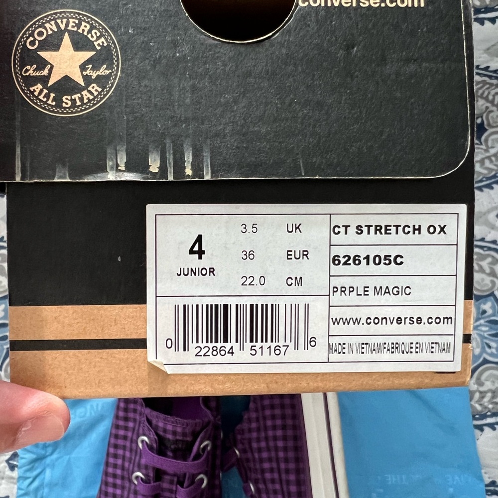 Converse Slip on in Purple Ox